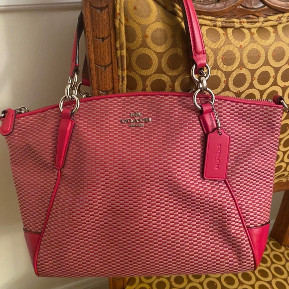 Coach vintage red canvas bag - Picture 1 of 11